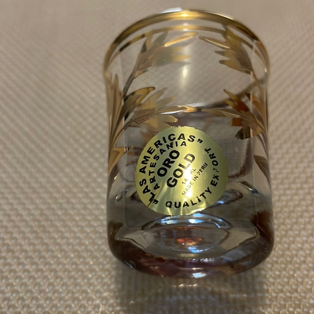 14K GOLD NEW Oro 14 Rock Glasses Atomic Phoenix Bird & Leaf FROM PERU